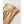 Tan leather Hestra glove cuff with gathered detail