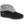 Acorn black slipper with grey faux fur cuff