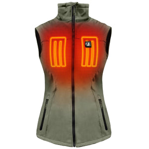 Open Box ActionHeat 5V Battery Heated Softshell Vest - Women's