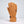 Tan leather Mountain Hardwear ski glove with elastic wrist and logo