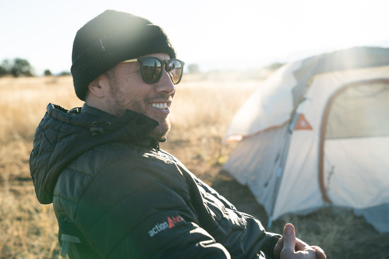 Heated clothing for camping and hiking