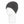 Charcoal grey knit beanie on a white mannequin head