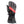 Fieldsheer heated glove in grey and black with red diagonal stripe and power button