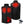 ActionHeat black heated vest showing heating element dimensions and battery pack