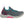 Muck grey and purple athletic shoe with teal accents and pink sole detail