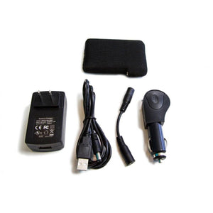 Comfort Wear battery charger with USB cable and car adapter