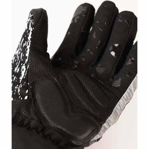 Lenz black and white patterned glove palm with grip texture