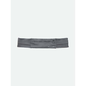 Grey Nathan running waist belt with zippered pocket