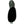 Top view of a dark green rubber rain boot with a black interior lining
