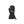 Black Lenz heated mitten with textured palm and adjustable wrist strap