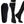 Black FNDN heated socks with battery pocket and grey stitching