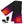 Aheata black heated scarf with orange heating element pattern and battery pack with charger