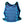 Alpha Cool cooling vest with blue wavy cooling channels and black adjustable straps