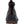 Rear view of black Muck ankle boot with brown pull tab and textured sole