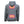 Back view of grey heated hoodie showing glowing heating elements