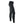Seirus black leggings with horizontal textured pattern and solid side panels