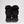 Back view of black Pajar winter boots with faux fur trim