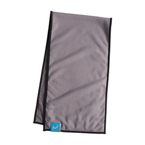 Grey Mission cooling towel with black trim