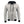 NexGen grey zip up hoodie with black trim and power button logo on chest