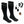 Volt heated socks with two batteries, a wall charger, and a remote control