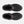Top view of black Under Armour athletic sneakers