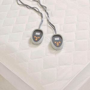 Beautyrest heated mattress pad with two digital controllers