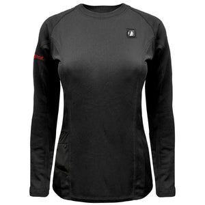 ActionHeat black long sleeve thermal base layer shirt