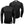 Black Aheata long sleeve heated base layer shirt with wolf logo and branding