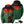 ActionHeat green hooded jacket showing heating element locations and battery pack