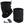 ActionHeat black fleece heated neck gaiter with battery pack and charging cable