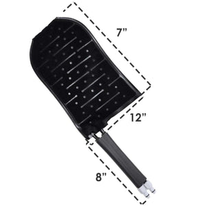 Polar Products cooling pad with dimensions labeled 7 inches by 12 inches and 8 inch hose
