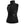 Black softshell vest with high collar and zippered pockets