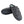 Dr Warm grey slip on slippers with textured fabric and black rubber soles
