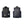 Volt Heat black quilted heated vest showing front and back views with battery and charging accessories