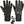 Black heated gloves with two rechargeable batteries and a charging cable