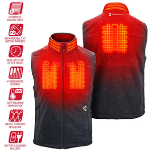 Gerbing 7V Men's Thermite Fleece Heated Vest 2.0