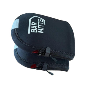 Black Bar Mitts handlebar covers with zippers