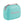 Polarbox turquoise portable cooler with pink leather handle and strap