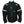 Black California Mad motorcycle jacket with reflective shoulder and arm strips