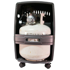 World Marketing Comfort Glow Propane(LP) Cabinet Heater - Piezo Ignition/Gray