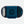 Blue and black electronic device with a belt clip and grey rubber port cover
