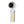 White handheld fan with digital display and Pittsburgh Steelers logo