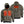 Mobile Warming camo hoodie showing front and back heating elements