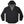 N-Ferno black hooded work jacket with grey fleece lining