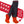 Gerbing heated socks with battery power and heating elements on top and bottom of feet
