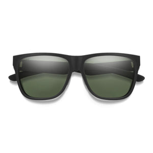 Smith matte black sunglasses with green ChromaPop lenses