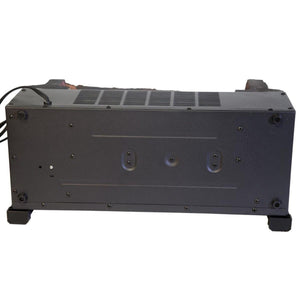 World Marketing Comfort Glow Electric Log Set, Heater with Firebox Projection - Black