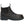 Muck brown leather Chelsea boot with black rubber sole and pull tabs