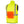 Pioneer high visibility yellow safety vest with reflective stripes and orange back heating element