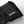 Black Hestra glove cuff with adjustable velcro strap and white brand logo